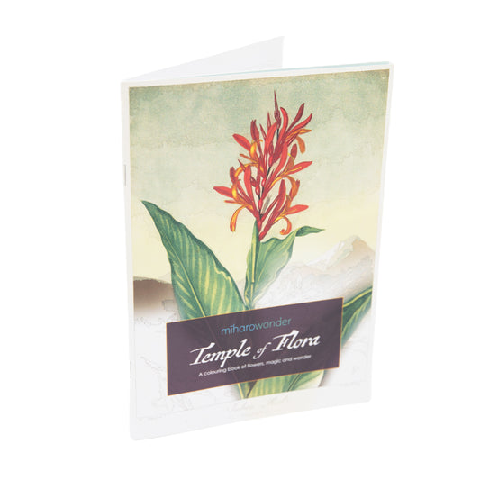 Mīharo Wonder -  Temple of Flora: A colouring book of flowers, magic and wonder
