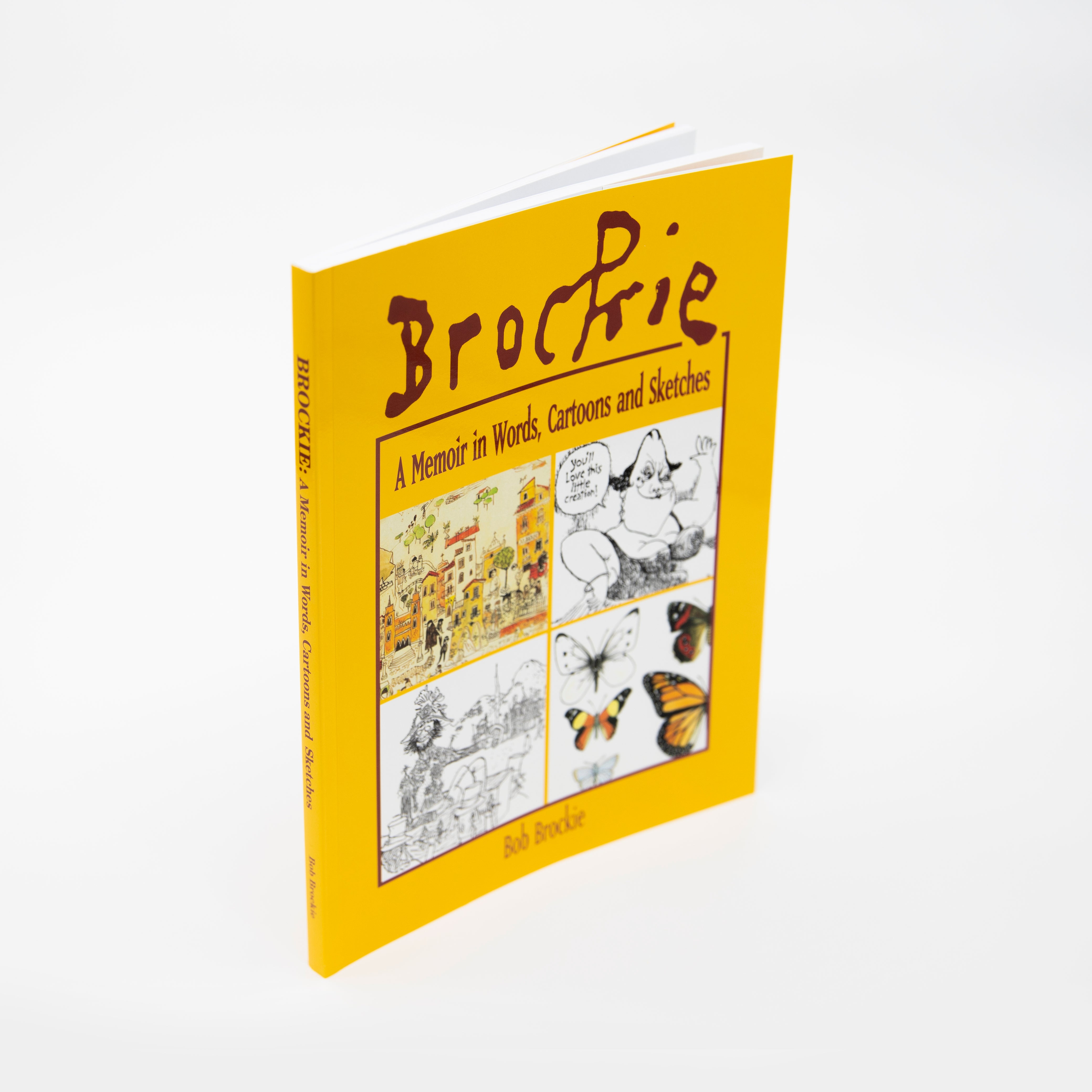 Brockie A memoir in words cartoon and sketches Bob Brockie