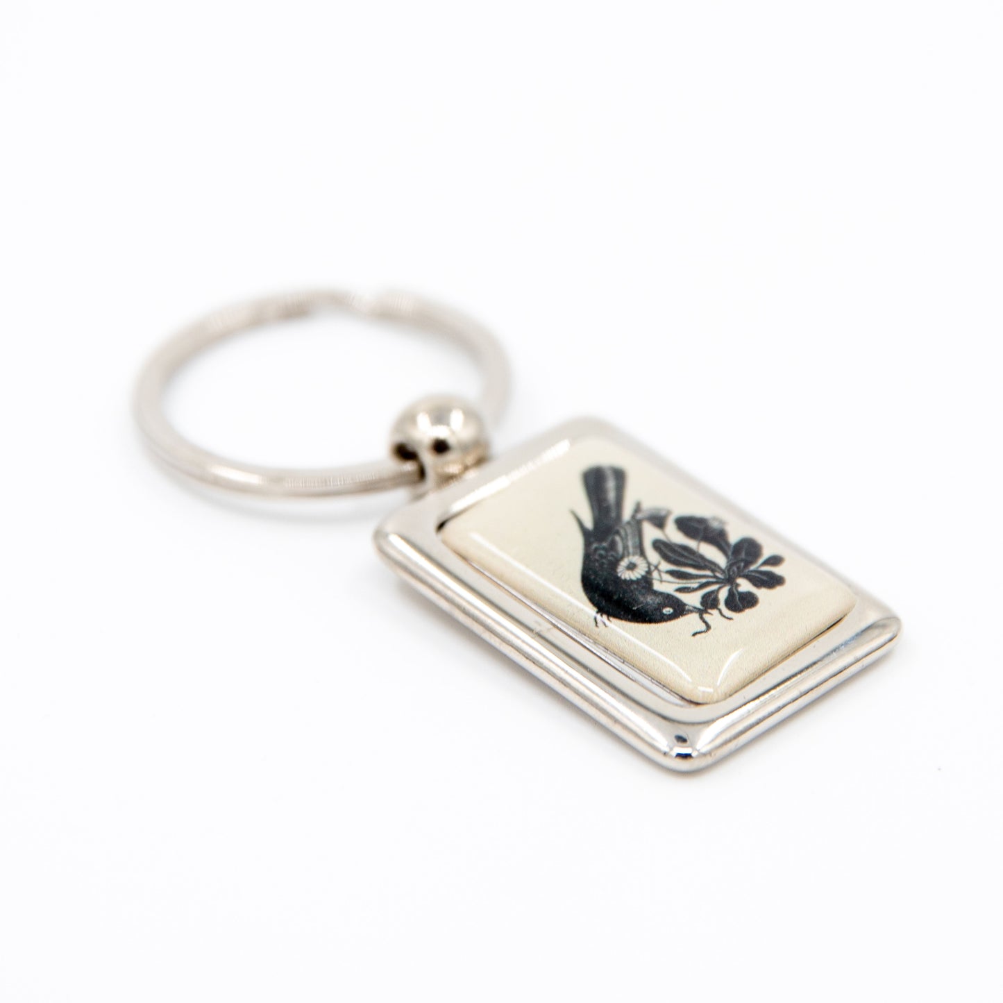 Keyring - Bird & Daisy