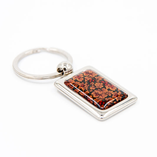 Keyring - Victorian Floral & Leaf